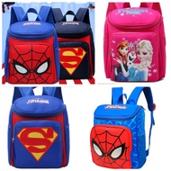 Kids Backpack School Bag Spiderman Superman Frozen Kids Bag