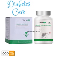 Obat Luka Diabetes Basah / Obat Tabur Chitin Chitosan 100 kps & Shutang Calcium Powder 10sct / Obat