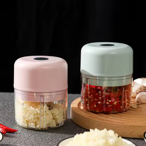 Electric Kitchen Food Chopper Mini Garlic Masher Crusher USB Portable Meat Grinder Vegetable Chopper