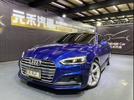 正2018年出廠 Audi A5 Sportback 40 TFSI S-Line 2.0 星耀藍