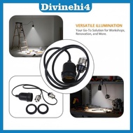 <divinehi4> Outdoor Waterproof 110-240V Lamp Base E27 Holder with Extension Cord for Entryway Facade