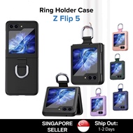 (SG) LionShield Case Phone Casing Cover with Ring Grip Holder, Compatible with Samsung Galaxy Z Flip