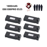 3.7V 1800Mah RC Drone Battery Accessory For E88 E88PRO E525 PRO E99 E99PRO P1 P5PRO K3 S1 P8 Battery
