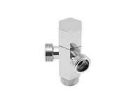 Jet-Flo Brass 2-way Angle Valve 1/2" with brass handle