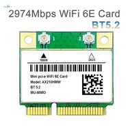 WiFi 6E AX210HMW Mini PCI-E Wifi Card AX210 802.11Ax/Ac 2.4G/5G BT5.2 Wireless Adapter for Gaming Laptop