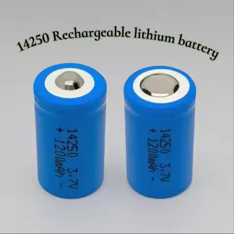 14250 3.7V 1200mAh Rechargeable Lithium Battery 1/2AA Size USB Charger For Flashlight Medical Device