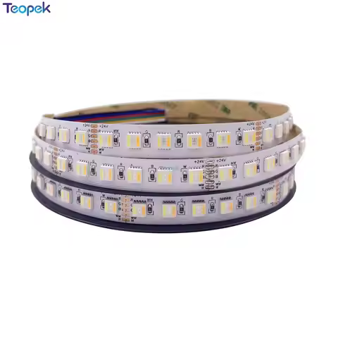 5M 5050 RGBCCT LED Strip 96 112 LEDs/m RGB+CCT 5 IN 1 5050 SMD RGB+White+Warm White RGBCW LED Flexib