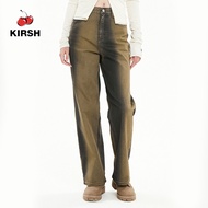 [KIRSH] COLOR SANDING WIDE DENIM JEANS |22AW |  Women Pants | Denim Jeans | Jeans | Jeans Woman  | K