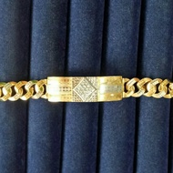 Gelang emas asli gelang dewasa 375 G999