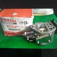 Carburetor / karburator mesin tempel Yamaha 15pk kotak. Asli Yamaha