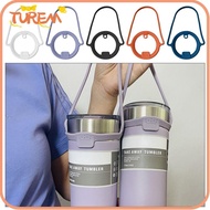 TUREM 2Pcs Water Bottle Handle, Leakproof Silicone Insulated Tumblers, Keep Drinks Hot Cold Universa