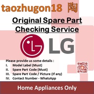 Original LG Spare Part Checking Service Washing Machine Refrigerator Freezer Air Conditioner Aircon TV Vacuum Motor