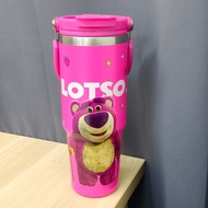 🔥900ml Kartun Tumbler Pemegang Tahan Sejuk Termos 304 SUS Cartoon Tumbler With Straw Thermos Insulat