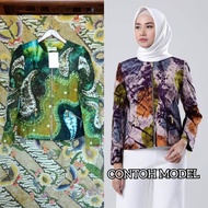 Fitted Coat Viscos by Dian Pelangi ( ORIGINAL ) Outer Cardi Blazer Bolero Outfit Cardigan Batik Pest