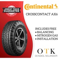 245/70R16 CONTINENTAL CROSSCONTACT AX6 16 INCH TYRE (FREE INSTALLATION &amp; DELIVERY)