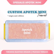 Custom Pharmacy Mini Travel Gift Box Sticker Gift - Migra Sant