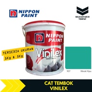 Cat Tembok Nippon Paint Vinilex Kembang Mawar Tinting 1 Kg & 5 Kg Merak Hijau 907