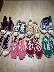 converse/vans🍷 1970 70s 帆布鞋 休閑鞋 滑板鞋 低筒 高筒 黑色 白色 米白 男女同款