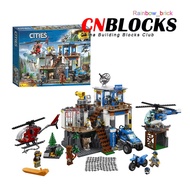 City Series 60174 Mountain Police Headquarters Building Blocks Kids Toys Boys Girls Gifts Interest D