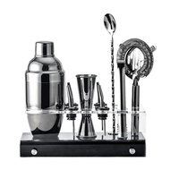 Cocktail Set Cocktail Kit Bartender Set 10pc Cocktail Shaker with Acrylic Stand Stainless Steel Bar 