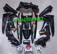 COVER BODY KARISMA 125 D FULLSET BODY HALUS KASAR KARISMA 125 (D) HITAM