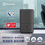 【Electrolux 伊萊克斯】 ED1251DC 12L 清淨除濕機-曜岩灰