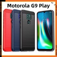 Motorola G9 Play Carbon Fiber Motorola G9 Play Shock-resistant Phone Case Protective Case Phone Case