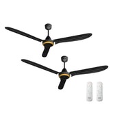 KHIND 60" BL DC Ceiling Fan (2 units) Matte Black CF683DC