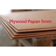 PLYWOOD PAPAN 5MM Custom Cut Size plywood sheet wood panel papan lapis