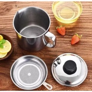 Oil Pot Oil Filter Cooking Oil Filter Container Oil Storage/