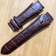 tali kulit jam tangan aigner palermo 58500 super original - hitam  - cokelat ukuran wanita