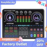 Excellent DJ20 Studio Sound Card with 48V Microphone System, Reverberation Tech, and Noise Reduction