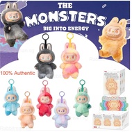 Labubu V3 Big into energy 3.0 series Heartbeat Macaron Enamel Monster Face Blind Box PVC Figurine De