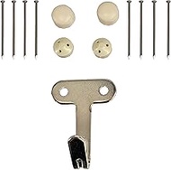 Fukui Metal Crafts J-Hook W for Plasterboard (Double), No. 4296, Safety Load Capacity 24.3 lbs (11 k