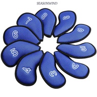 SEASONWIND Golf Club Cover 3,4,5,6,7,8,9,P,S,A Golf Head Cover Golf Putter Protective Cover 10pcs Pr
