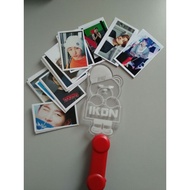 Ikon lightstick ver krunk , bi 30pcs , bobby 2pcs  kimjinhwan 1pcs lomo card