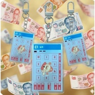 4D Spinning Keychain Huat Cute Design for Friends Family Kids Hang Accessories