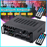COD  Sunbuck Bluetooth EQ Amplifier Karaoke FM 2000W / ampli power 5000 watt rumahan cuci gudang spe
