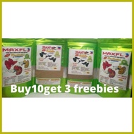 ▥ ✧ ◧ Maxflo Guppy fish food probiotic with dewormer 60&120g