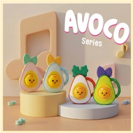 [Play Songs] Avocado Baby Flossing Sound Toys Silicone Music Avocado 4 Types-Choose 1