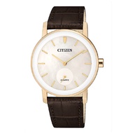 [Powermatic] Citizen EQ9063-04D Analog Eco-Drive Mother Of Pearl Brown Leather Ladies / Womens Watch