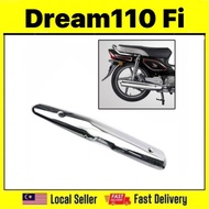 MUFFLER PROTECTOR BIG EXHAUST COVER PLATE EKZOS EXZOS COVER CHROME CROM HONDA DREAM110 Fi EX5 110 Fi EX5 Fi DREAM 110 Fi