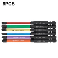 6pcs 110mm Magnetic Special Slotted Cross Screwdriver Bit For FPH1 FPZ1 FPH2 FPZ2 FPH3 FPZ3 Electric