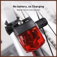 JA3 Jaz Bicycle Tail Light Waterproof Magnetic Power Generate Warning Light Bicycle Equipment Access