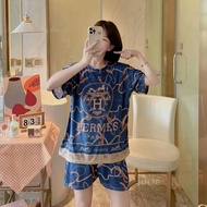 Korean Fashion sleepwear Terno Pajama for adult Short Sleeve Cotton home set for women #3