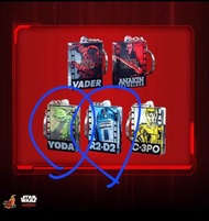 Hot toys Star Wars 星球大戰 keychain 亞克力鎖匙扣 star war starwars starwar 星戰 尤達 Yoda R2-D2 hottoys