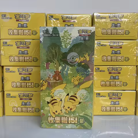Pokemon Cards Simplified Chinese Collect 151C Gengar Slim Booster Box Sealed PTCG Collection Trading