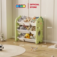 DENO ชั้นวางของเล่นเด็ก ชั้นวางของเล่นเด็กไดโนเสาร์