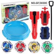 4pcs Beyblade X BX Gyros with Ripcord String Launcher Grip Stadium Arena Toy Set Starter Metal Battl