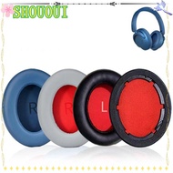 SHOUOUI 1Pair Ear Cushion, Foam Sponge Replacement Ear Pads, Repair Parts Soft Protein Leather Earpa